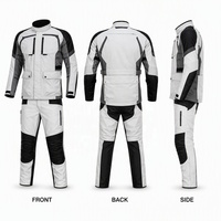 Ensemble veste et pantalon de moto intégral certifié CE niveau 2, imperméable, pour le tourisme, tenue de protection pour moto