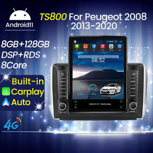 Lecteur multimédia automobile Android 13 IPS pour <span class=keywords><strong>Peugeot</strong></span> 2008 208 Série 2013-2020, lecteur DVD, autoradio Android universel 2din, vidéo automobile - Product Image 5
