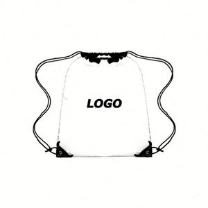 Mochila Transparente de PVC con Cordón, Impermeable, para Maratón, Ideal para Promociones - Product Image 1