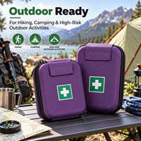 Boîte de rangement d'urgence portable et durable en EVA antichoc pour le traitement des piqûres de serpent en extérieur, la randonnée, le camping et les secours sur le terrain