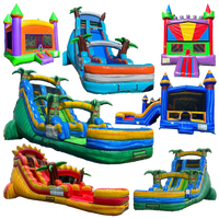 Château de saut gonflable Jeu d'extérieur Commercial PVC Bounce House Party Jumper Bouncing and Slide Combo for Kids