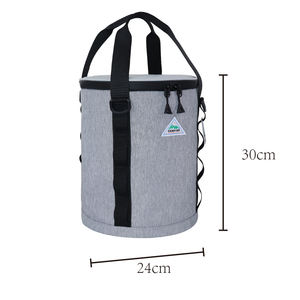 Bolsa de Camping para Exteriores, Reutilizable, Ecológica, de Gran Capacidad, Ajustable, en Forma de Barril, Material de Poliéster, Impermeable y Aislada - Product Image 6