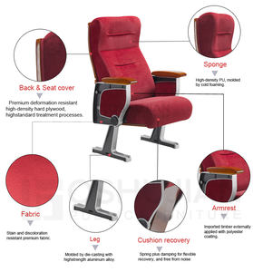 Горячая Распродажа кресло для аудитории письменный стол коммерческие театральные кресла - Product Image 3