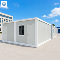Conteneur de bureau à domicile détachable de 40 pieds, maison modulaire préfabriquée à ossature en acier, pour habitation, travail, usage résidentiel et commercial