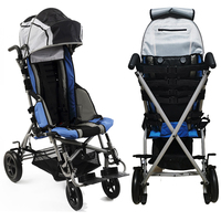 Besoins spéciaux Poussettes pour adultes Fauteuil roulant inclinable à dossier haut réglable pour grand enfant