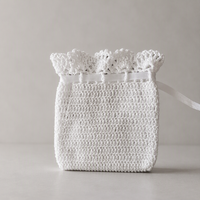 Sacs à main en coton tricotés à la main au crochet, 9x6 cm, produits très demandés, importés de Chine, vente en gros