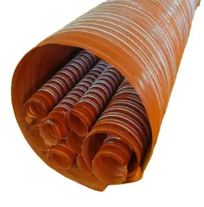 重型两层玻璃纤维硅胶管道软管高温管道
