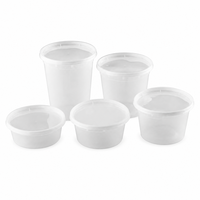 Contenants à soupe en plastique de 32 oz en gros, avec couvercle, résistants aux chocs, durables, sans BPA, adaptés au congélateur, compatibles micro-ondes, biodégradables