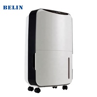 30L par jour petit générateur d'eau et compresseur type R134A réfrigérant chambre calme bruit déshumidificateur domestique
