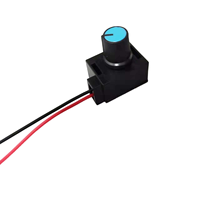 DC 0/1-10V 迷你旋钮调光控制器 旋转开关 PWM 信号用于控制单个可调光 LED 灯 无需电源