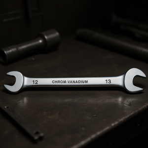 Clé fixe chromée Fervi 12x13mm en chrome vanadium poli miroir - Product Image 3