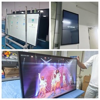 Layar LCD Digital Signage Android 4K Wifi 43''-100'' Tampilan Iklan Pintar dengan SDK Built-In CMS untuk Pusat Perbelanjaan