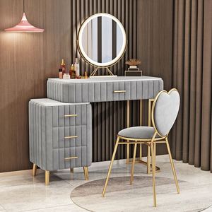 Coiffeuse en marbre délicate, <span class=keywords><strong>table</strong></span> <span class=keywords><strong>de</strong></span> style nordique et moderne, minimaliste et délicat, avec chaise d'amour et miroir <span class=keywords><strong>de</strong></span> vanité, <span class=keywords><strong>table</strong></span> <span class=keywords><strong>de</strong></span> <span class=keywords><strong>chevet</strong></span> - Product Image 6