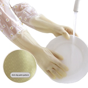 Female Durable Rubber Household <strong>Gloves</strong> Waterproof <strong>Plastic</strong> Clothes Dishwashing <strong>Gloves</strong> Home Kitchen Cleaning Housework <strong>Gloves</strong> - Product Image 6