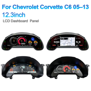 Velocímetro Digital LCD para Chevrolet Corvette C6 2005-2013, Carplay, Cabina Virtual, Navegación GPS OBD2, Plug and Play - Product Image 4