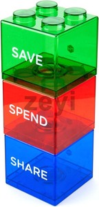 Hucha de Plástico Transparente Cuadrada con Logotipo Personalizado de Alta Calidad, Ahorradora de Monedas, para Niños y Niñas - Product Image 5