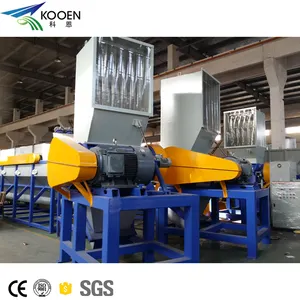 China making waste scrap used ldpe pp hdpe pe film plastic crusher crushing grinder grinding machine