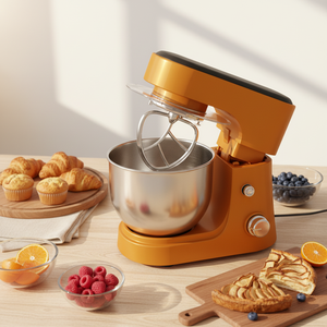Batidoras Planétaires 800w 1000W pour Pâtisserie, Machine à Mélanger les Gâteaux <span class=keywords><strong>Focurite</strong></span> Scarlett, Mélangeur à Pâtisserie sur Pied 51 6L - Product Image 2