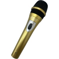 Microphone dynamique filaire JINJUE PM-287, prix usine, microphone de chant karaoké portable en plastique, léger avec logo couleur OEM