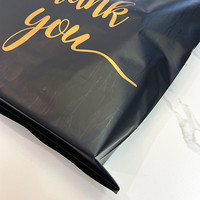 Vente en gros de sacs en plastique écologiques à poignée découpée avec impression de logo personnalisé emballage ondulé pour courses d'épicerie