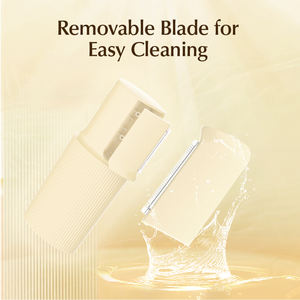 Outil de dermaplanage électrique 2 en 1 pour femmes épilateur anglais domestique pour l'exfoliation du visage et l'épilation - Product Image 3