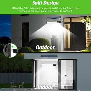 Lámpara Solar LED de Pared para Exteriores, 3W, con Sensor, para Jardín y Camping - Product Image 2