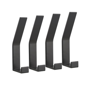 Gancho para Ropa de Aluminio Espacial OEM, Resistente a la Corrosión, Impermeable, Metálico, Antideformación, para Sala de Estar y Baño - Product Image 1