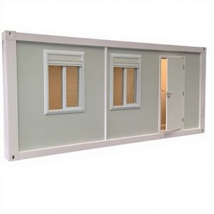 Maison conteneur préfabriquée portable certifiée CE de 20 pieds, en acier, en kit, habitable, pour écoles, villas, bureaux et hôtels - Product Image 1