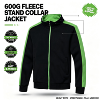 Veste polaire Sherpa en micropolaire pour hommes de haute qualité personnalisée avec fermeture éclair complète vêtements de sport d'hiver lourds Ropa teint en plaine