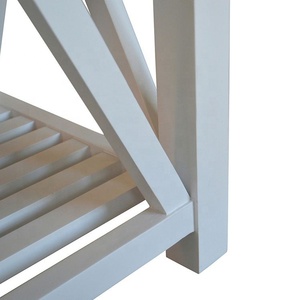 Mesa de centro rectangular para sala de estar, <span class=keywords><strong>parquet</strong></span> de madera maciza reciclada, rústica, Vintage, antigua, Provincial, francesa, 2017 - Product Image 6