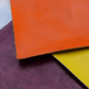 Tissu enduit PU, poids moyen, teinture unie, écologique, résistant à l'abrasion, imperméable à l'huile, pour ameublement de canapé - Product Image 3