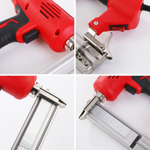 Pistola de Clavos Eléctrica Neumática Manual, Engrapadora de Carpintería de Alta Resistencia para Decoración, Trabajos de Madera en el Hogar y Bricolaje - Product Image 2