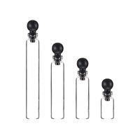 Flacons tubulaires en verre de 2ml 3ml 5ml 10ml avec pompe à vis en plastique Testeur de verre Bouteille de parfum Atomiseur de parfum portable