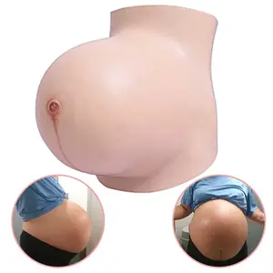 Urchoice Enorme Realistische Valse Zwangere Tummy Katoen Filler Hoge Simulatie Kunstmatige Fake Silicone Zwangere Buik