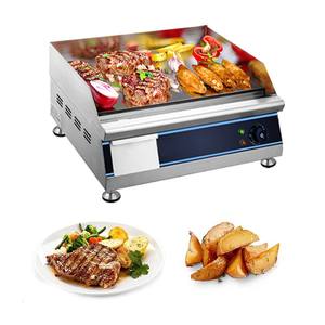 Idéal Restauration Restaurant <span class=keywords><strong>Professionnel</strong></span> Plaques Industrielles et Gril Plaques Comptoir Commercial Bbq Plaque Électrique - Product Image 1