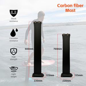 Haute Performance 75cm 90cm pleine Fiber de carbone mât SUP feuille aileron haut module HM carbone surf hydroptère mât accessoires - Product Image 3