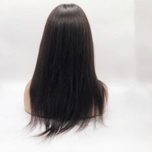 Sistema de Reemplazo Capilar LLBeauty, <span class=keywords><strong>Cabello</strong></span> Natural Chino 100% Humano Remy, Peluca de Seda <span class=keywords><strong>para</strong></span> Hombre, 18 Pulgadas, 130% de Densidad, Fácil de Usar - Product Image 4