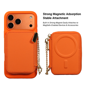 Portafoglio Magnetico in Pelle PU Antiurto con 10 Slot per Carte, Accessori per Telefono Personalizzabili - Product Image 2