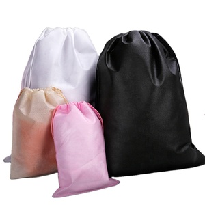 Sac à cordon non tissé personnalisé avec logo, sacs de rangement réutilisables pour chaussures, sacs anti-poussière pour vêtements et chaussures - Product Image 6