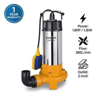 <span class=keywords><strong>Pompe</strong></span> submersible à broyeur pour eaux usées Kaislen 1.8HP V1300C 1.3kW 380L/min, haut débit, en acier inoxydable, pour <span class=keywords><strong>fosse</strong></span> <span class=keywords><strong>septique</strong></span> 220V - Product Image 1