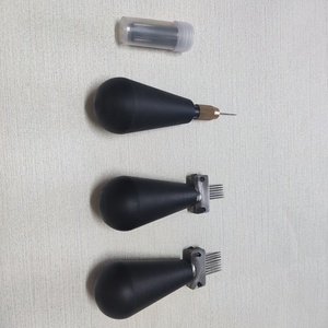 Inyectar aguja Herramienta de ventilación para tupé a base de silicona Agujas de inyección de cabello en tapa de piel Pu - Product Image 4