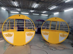 Atracción <span class=keywords><strong>de</strong></span> <span class=keywords><strong>Feria</strong></span> para Niños, Rueda <span class=keywords><strong>de</strong></span> la Fortuna Eléctrica Pequeña con 8 Cabinas y 32 Asientos - Product Image 6