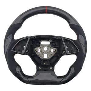 Volante de Fibra de Carbono y Cuero Perforado para Chevrolet Camaro, Nuevo Producto al por Mayor - Product Image 1