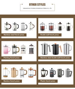 Stantuffo per caffè alimentare di vendita caldo pressa per caffè <span class=keywords><strong>francese</strong></span> <span class=keywords><strong>caffettiera</strong></span> a doppia parete in acciaio inossidabile French Press cafetiere - Product Image 6