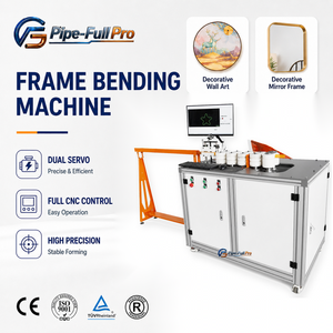 Aluminum Frame Corner <b>Bending</b> <b>Machine</b> Bidirectional Two Way CNC Dual Servo Multi Roller for Mirror Picture Decorative Frame - Product Image 1