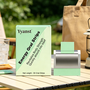 Tiras Orales Energéticas OEM/ODM de Rápida Absorción, Revitalizan la Energía Corporal, Disolución Rápida, Cafeína Vegana, Caja de Papel de 30 Unidades - Product Image 6