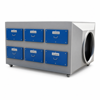 Boîte d'adsorption au charbon actif multicouche, armoire de purification et de désodorisation des gaz industriels