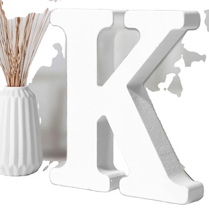 White Unfinished Wood Letters, 4 Inch Wooden Letters For Crafts, Alphabet Marquee Letters For Wedding Birthday Party Wall Decor (Letter T - View #7