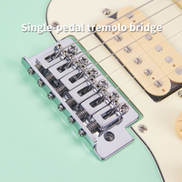Guitare électrique GALYDA 39 pouces avec corps en peuplier et manche en érable, micros S-S-H, 6 cordes, pour les amateurs de musique G-550