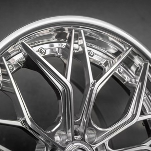 Rines de Aleación Forjados de 2 Piezas Pulidos Personalizados R80 de Alta Gama de 17-22 Pulgadas con Ajuste Retorcido para <span class=keywords><strong>BMW</strong></span> M3/<span class=keywords><strong>M4</strong></span>/M5 AMG C63/E63 Audi RS5/RS7 Nuevo - Product Image 5
